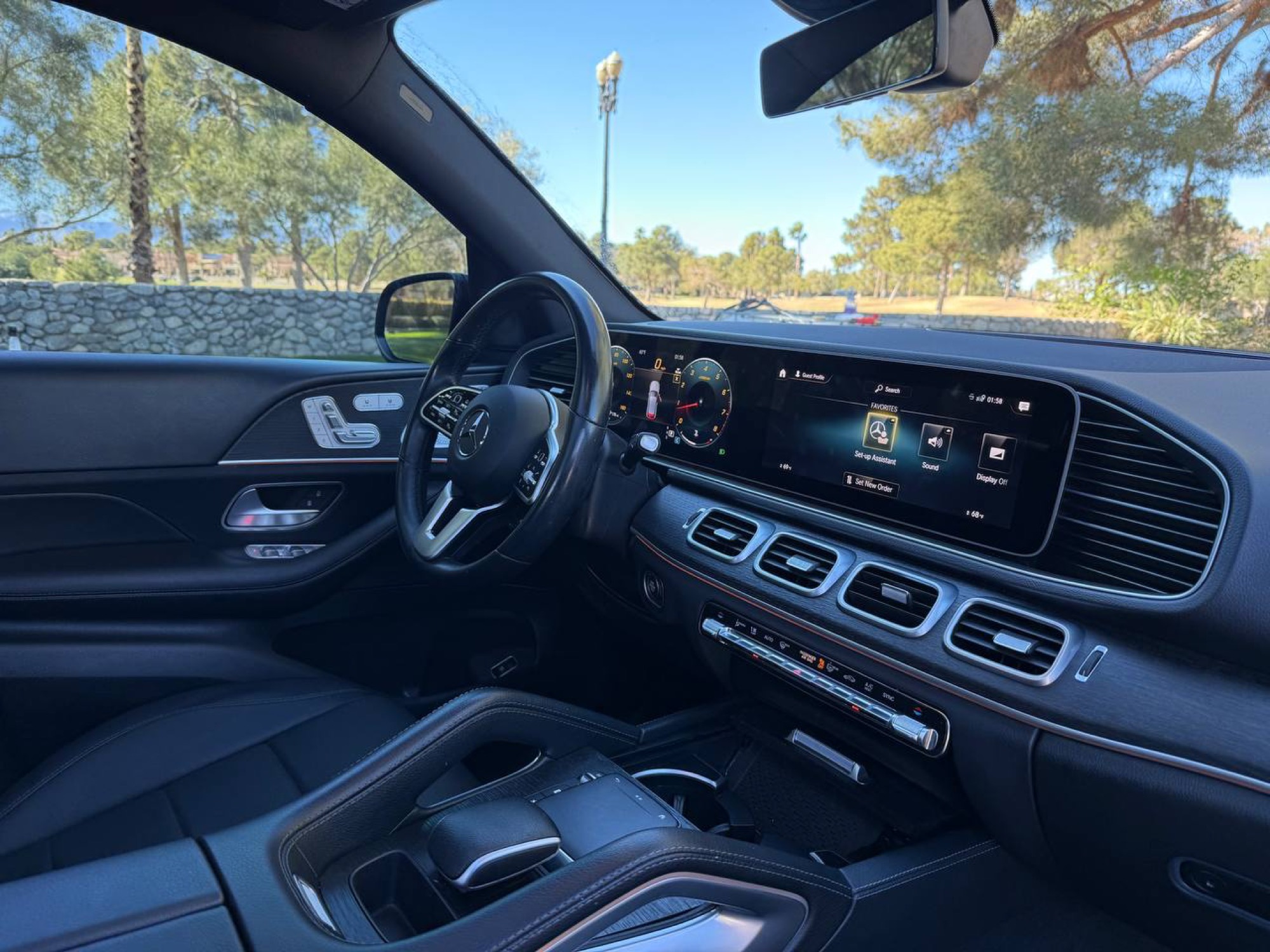 Luxury vehicle interior after professional detailing by Blue Lake Detail Services